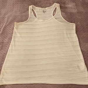 Nike Sheer White Tank Top